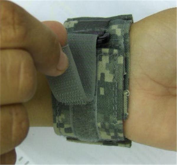 Raine Black Lockback Covered Watchband