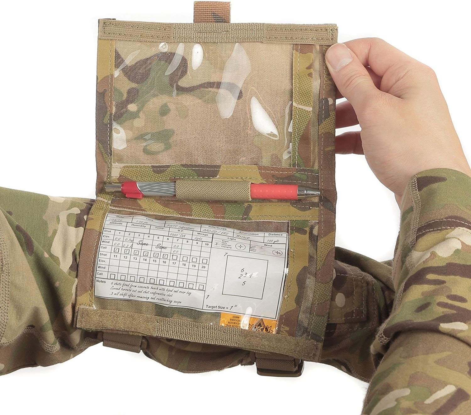 Raine Tactical QB Sleeve for Military, Leaders and Athletes - D.O.P.E. Cards