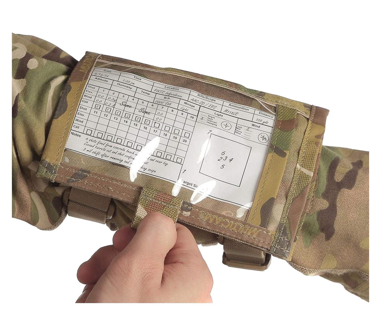 Raine Tactical QB Sleeve for Military, Leaders and Athletes - D.O.P.E. Cards