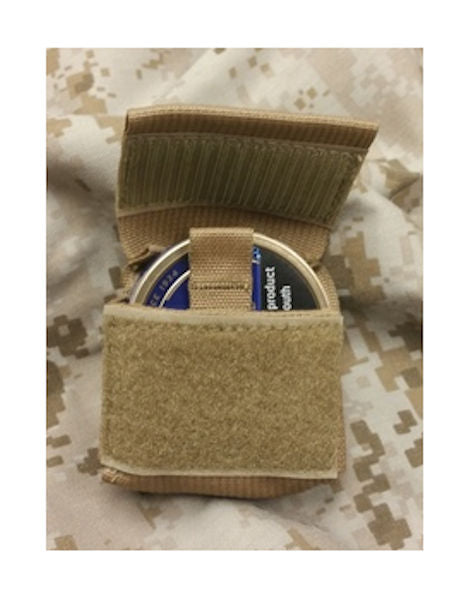 Raine MOLLE Tobacco Dip Pouch - Coyote Brown