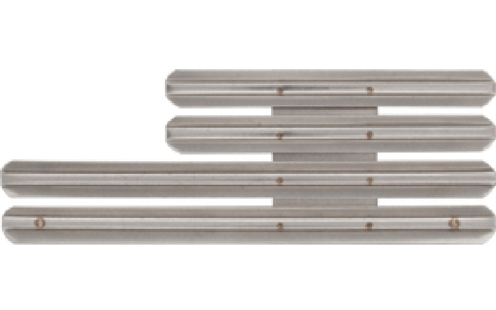 Ribbon Bar Holder No Gap - Staggered Right - 10 Ribbons