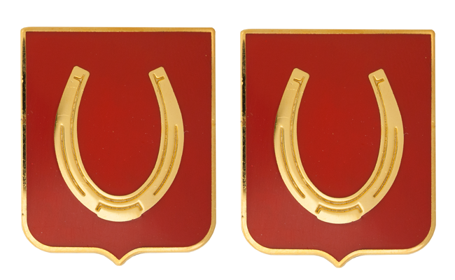 100th Regiment Common Specialist Training Unit Crest DUI - 1 Pair