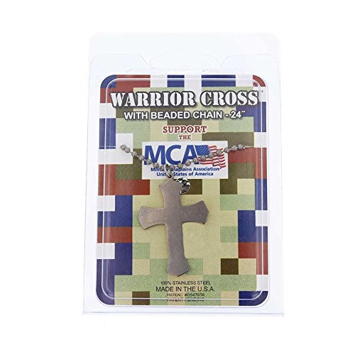 Warrior Cross Military Issue Necklace with Dog Tag Chain