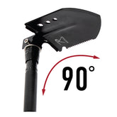 Rothco 8-in-1 Multi-Tool Survival Shovel / Portable Camping Entrenching Tool - Stainless Steel