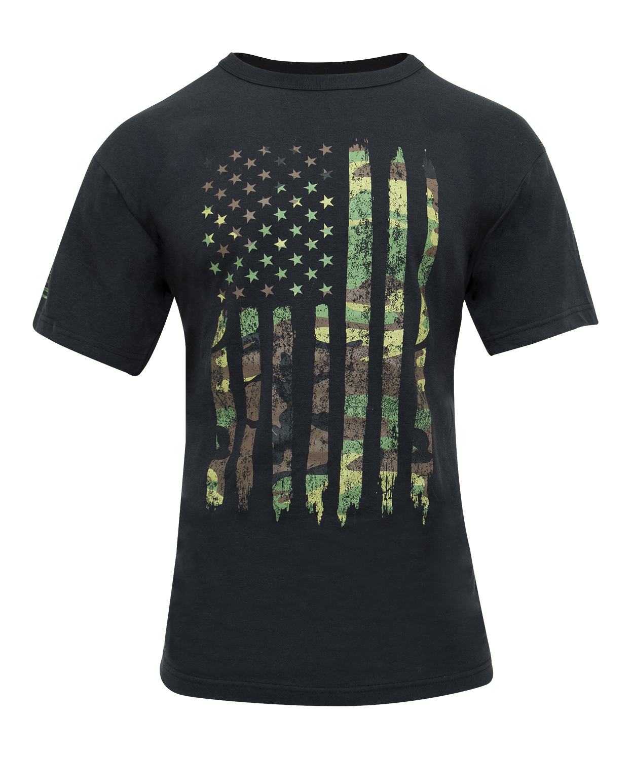 Rothco Distressed US Flag Athletic Fit T-Shirt