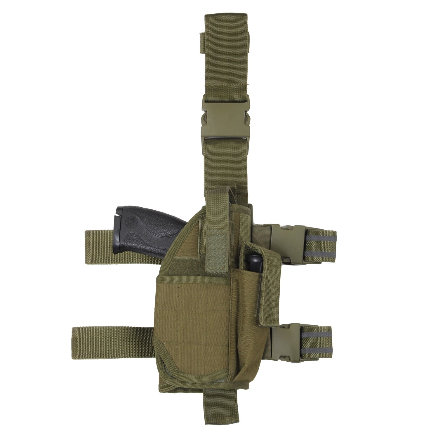 Rothco Deluxe Adjustable Drop Leg Tactical Holster Olive Drab