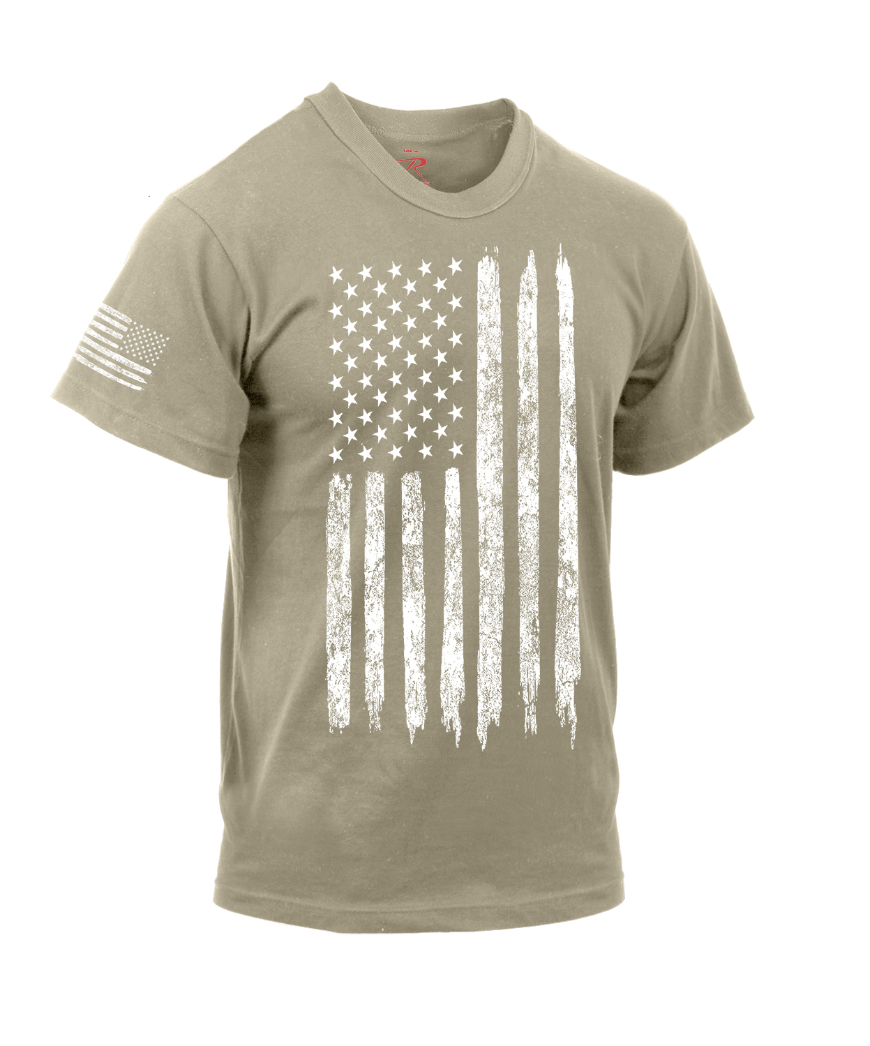 Rothco Distressed US Flag Athletic Fit T-Shirt