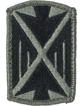 10th ADA (Air Defense Artillery) ACU Patch - Foliage Green - Closeout Great for Shadow Box