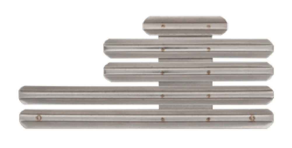 Ribbon Bar Holder No Gap - Staggered Right - 11 Ribbons