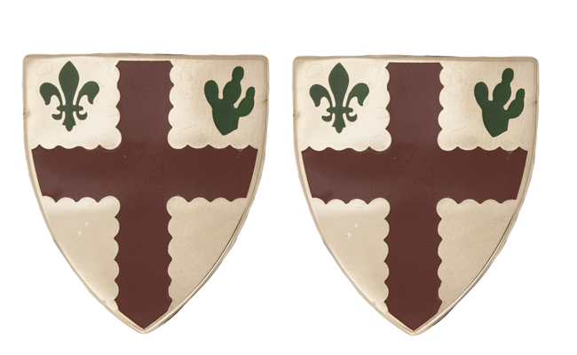 118th Medical Battalion Unit Crest DUI - 1 Pair