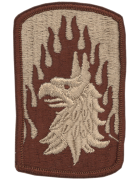 12th Aviation Brigade (Combat) Desert Patch - For Army Desert 3 Color and 6 Color Chocolate Chip Uniforms