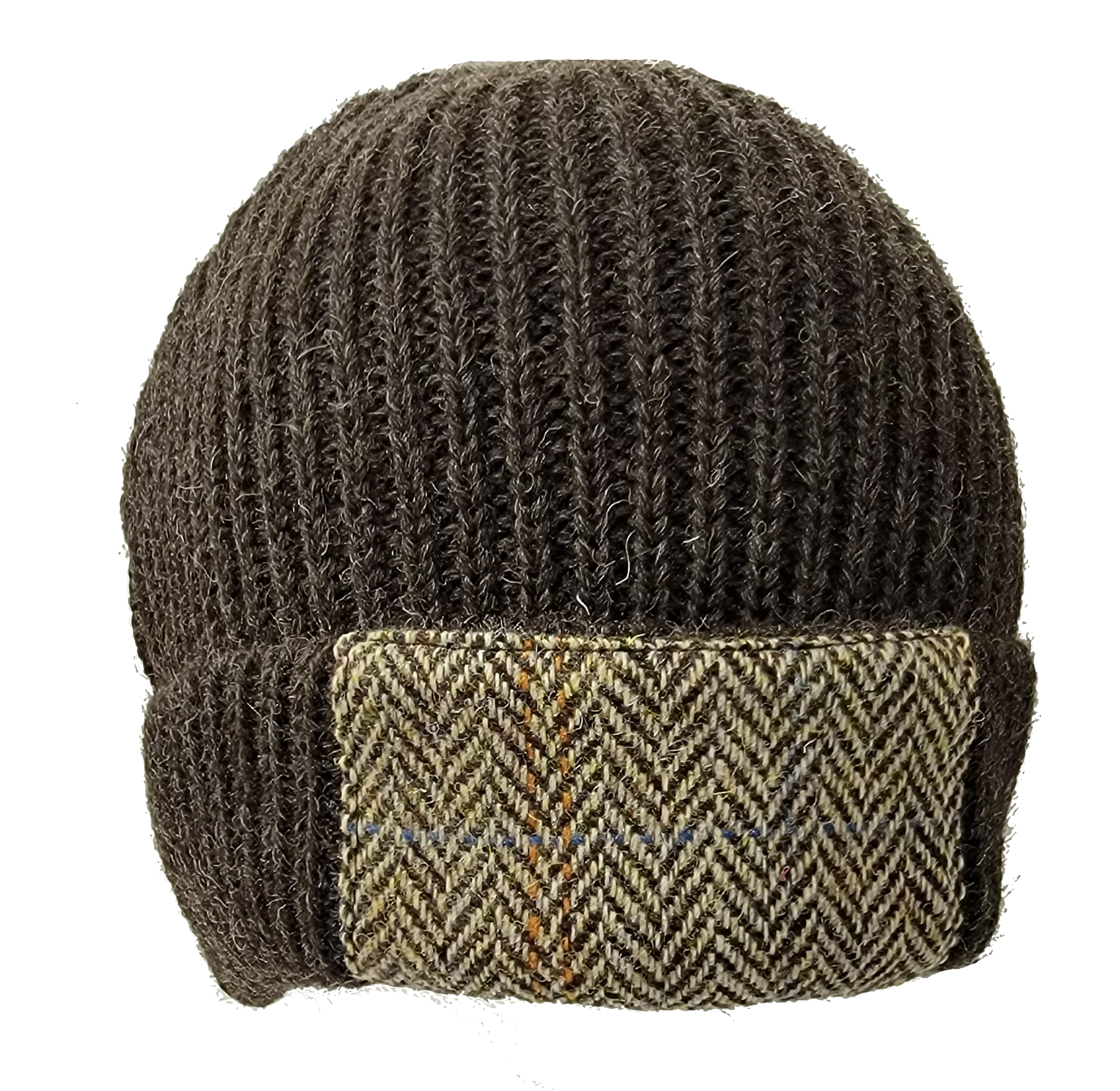 Woolly Pully Beanie Hats with Patch - TW Kempton Kilmory Wool Cap