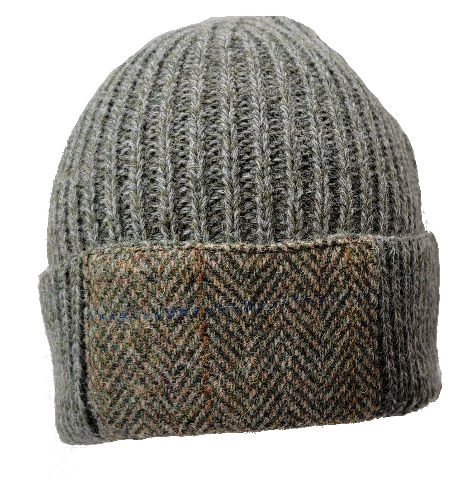 Woolly Pully Beanie Hats with Patch - TW Kempton Kilmory Wool Cap