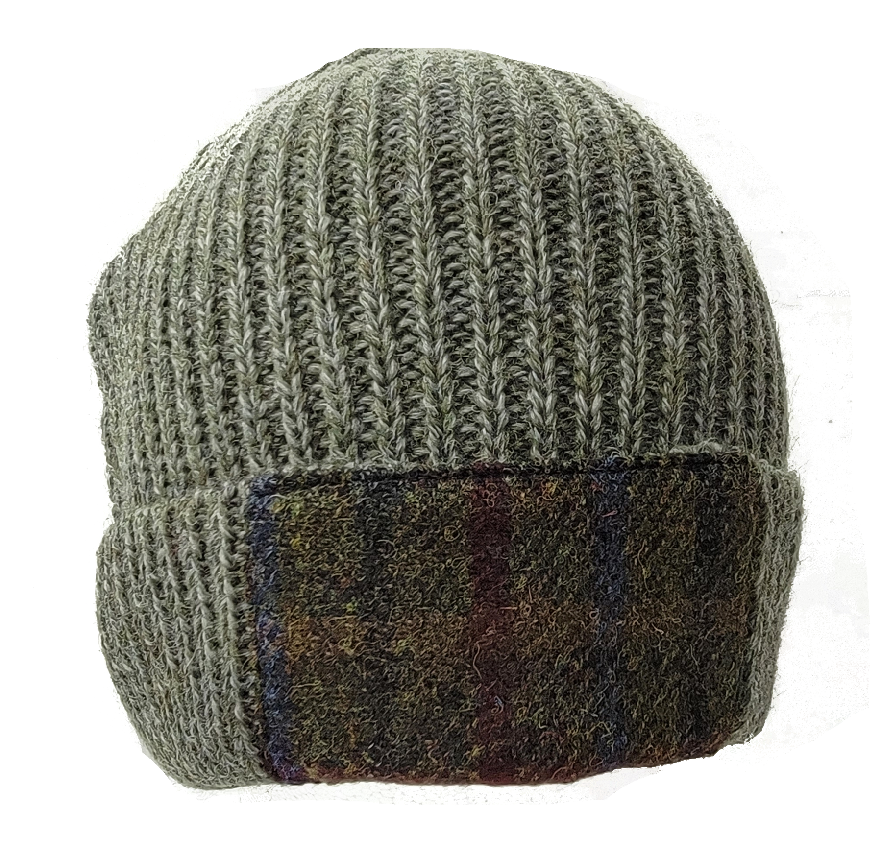 Woolly Pully Beanie Hats with Patch - TW Kempton Kilmory Wool Cap