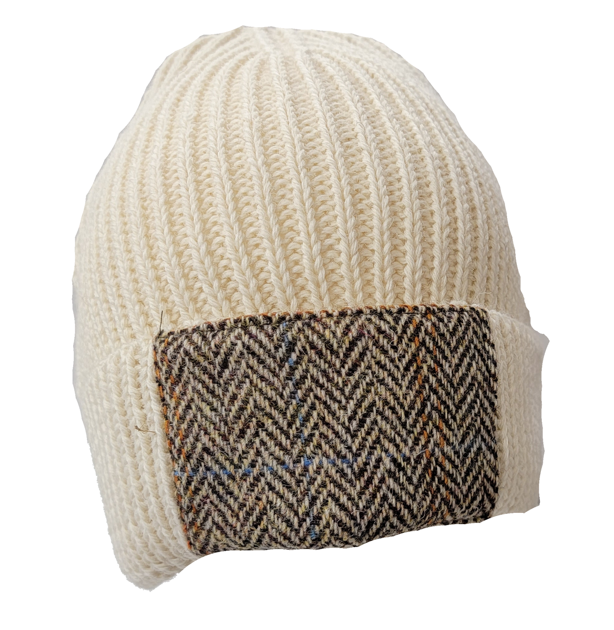 Woolly Pully Beanie Hats with Patch