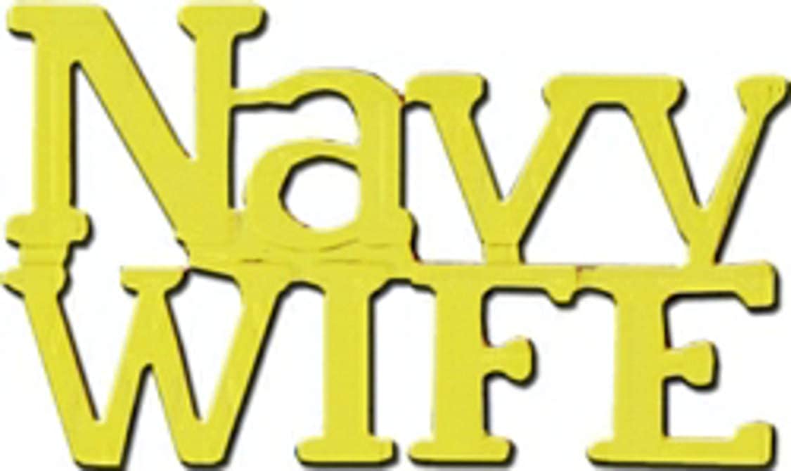 Navy Wife Small Pin - CLEARANCE!