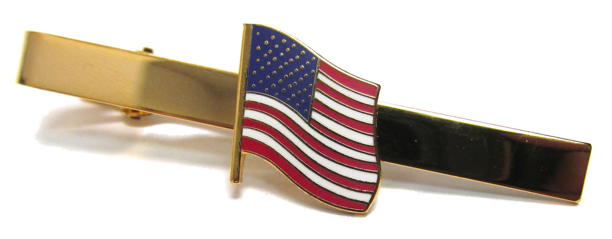 United States Flag Tie Bar