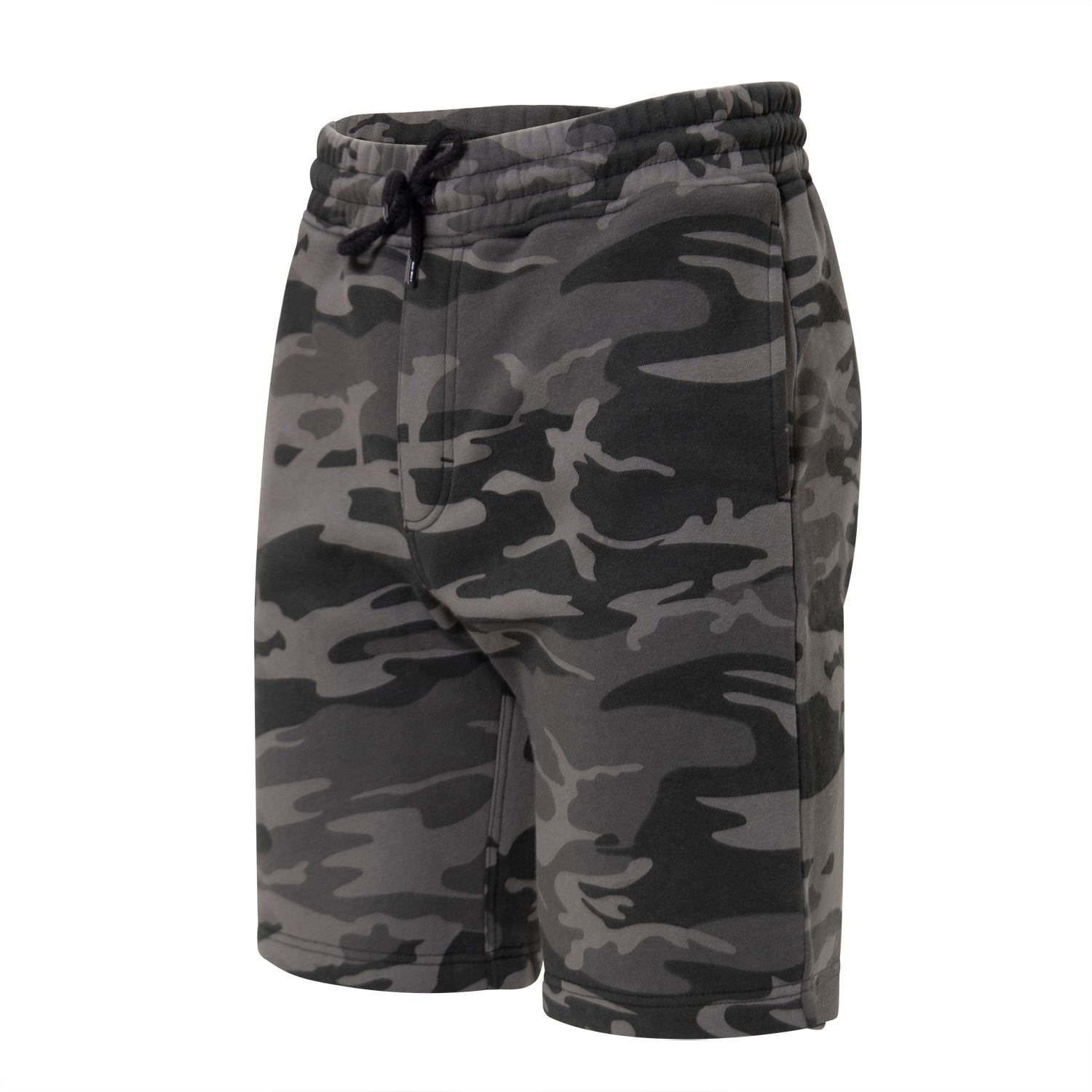 Rothco Sweatshorts - Black Camo