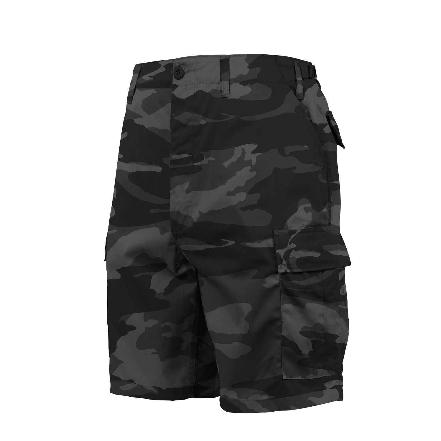 Rothco Colored Camo BDU Shorts Black Camo