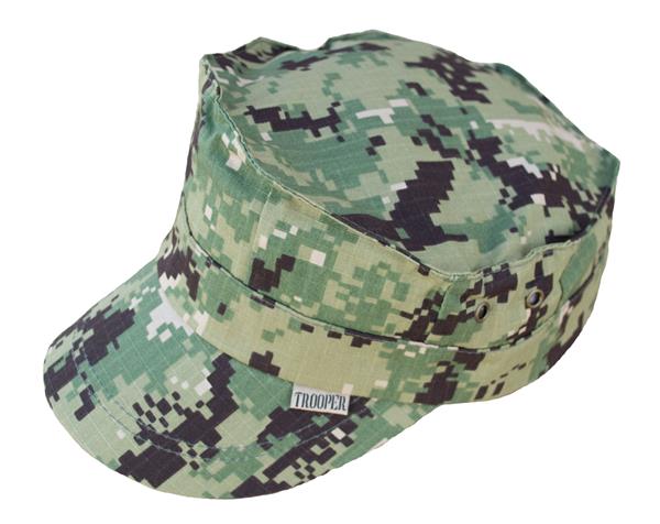 Trooper Kids Military 8 Point Cover - Navy NWU III Woodland