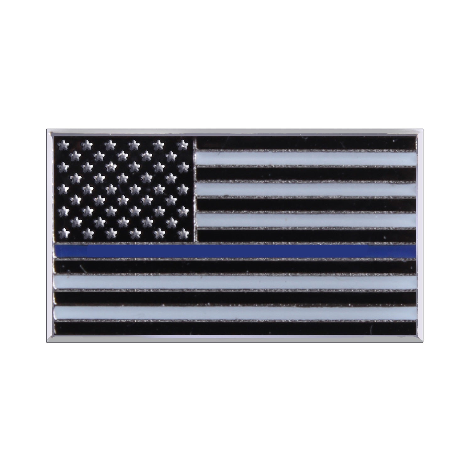 Rothco Thin Blue Line U.S. Flag - 3x5 Ft Polyester Flag To Show Support For Law Enforcement - View #5