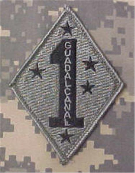 1st Marine Division ACU Patch Foliage Green - Closeout Great for Shadow Box