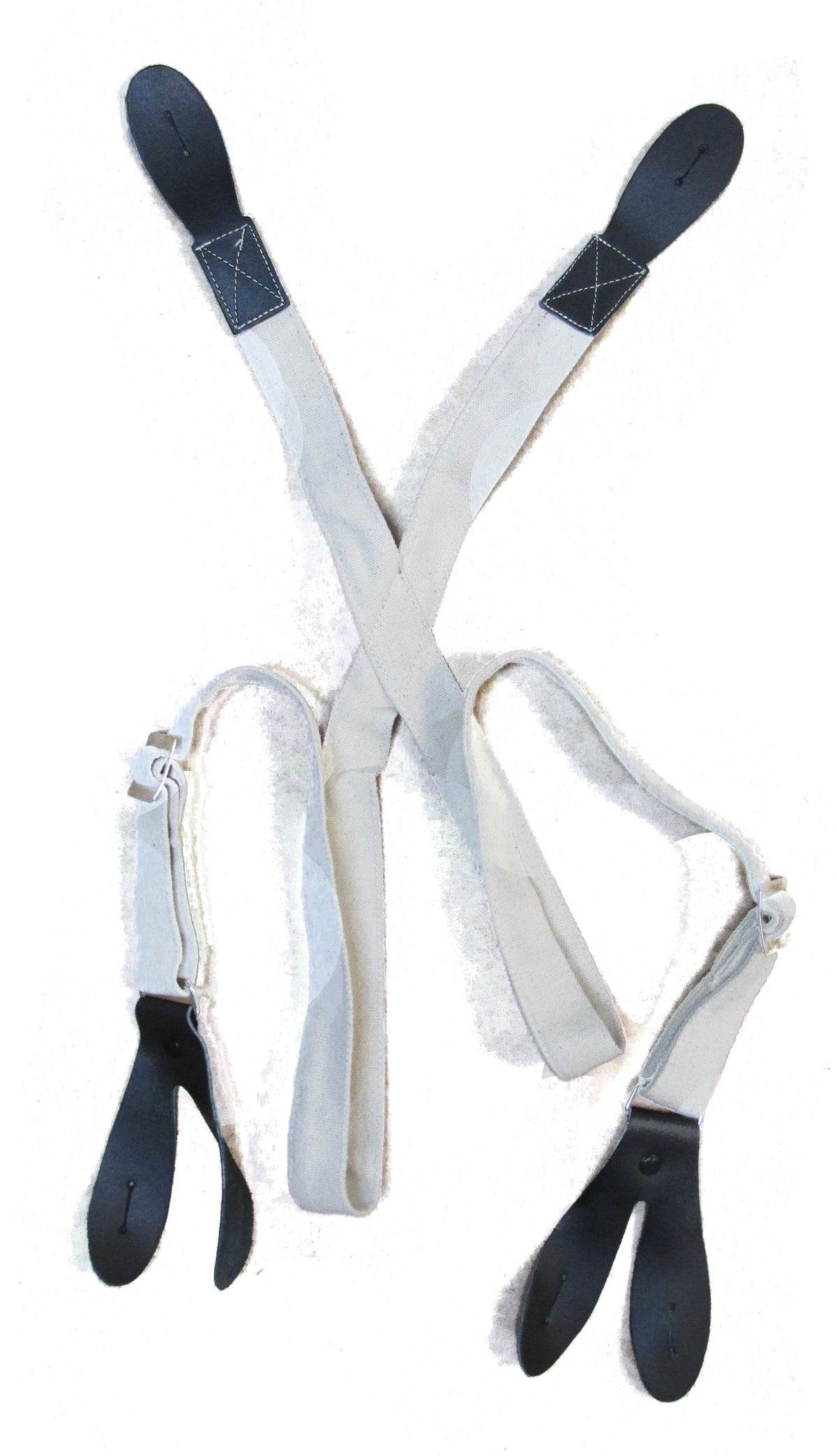 Kids Civil War Adjustable Canvas Suspenders