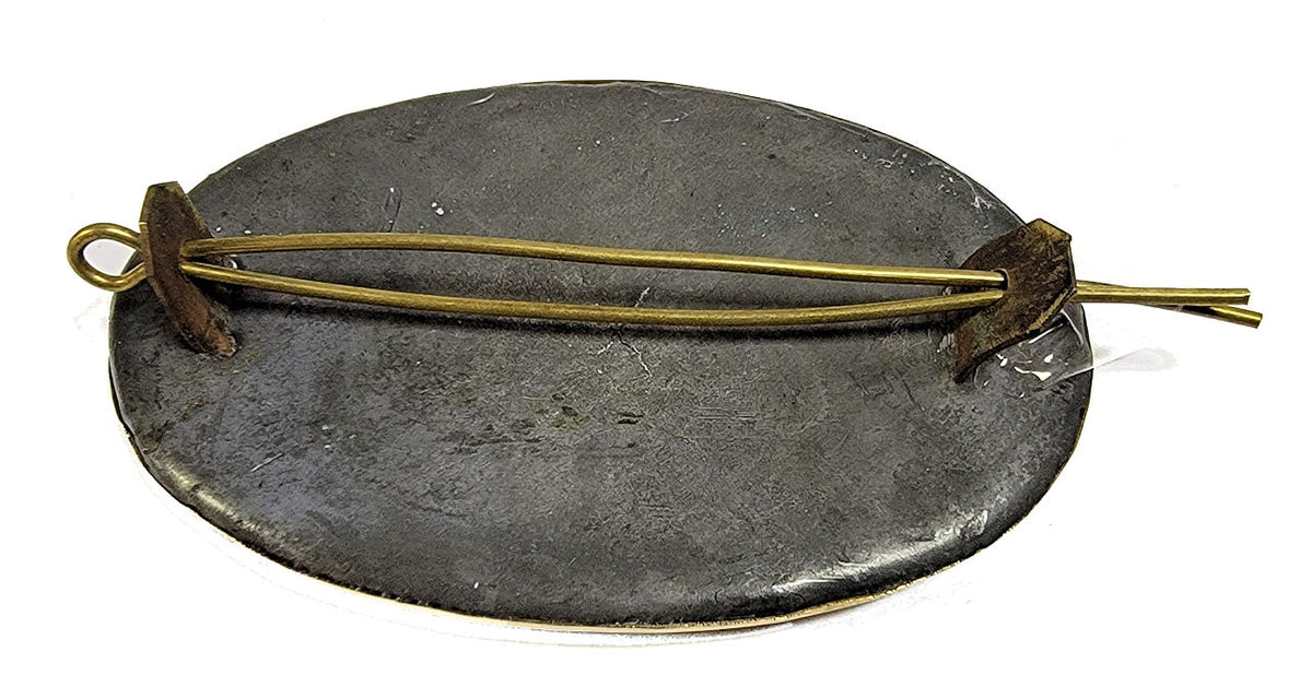 Reproduction Civil War Cartridge Box Plate - C.S.