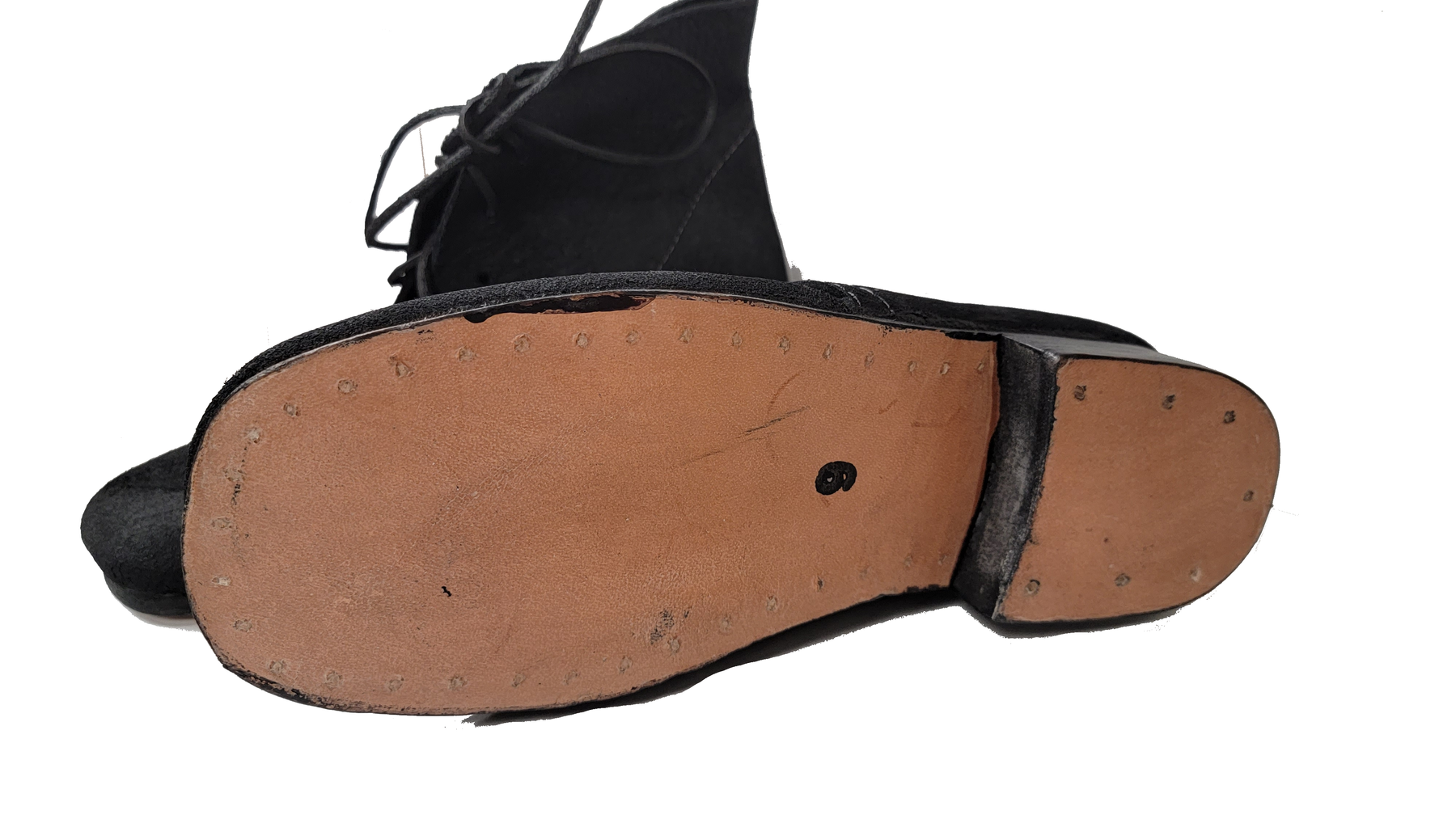 Military Uniform Supply Civil War Pegged Leather Brogans Black Sole