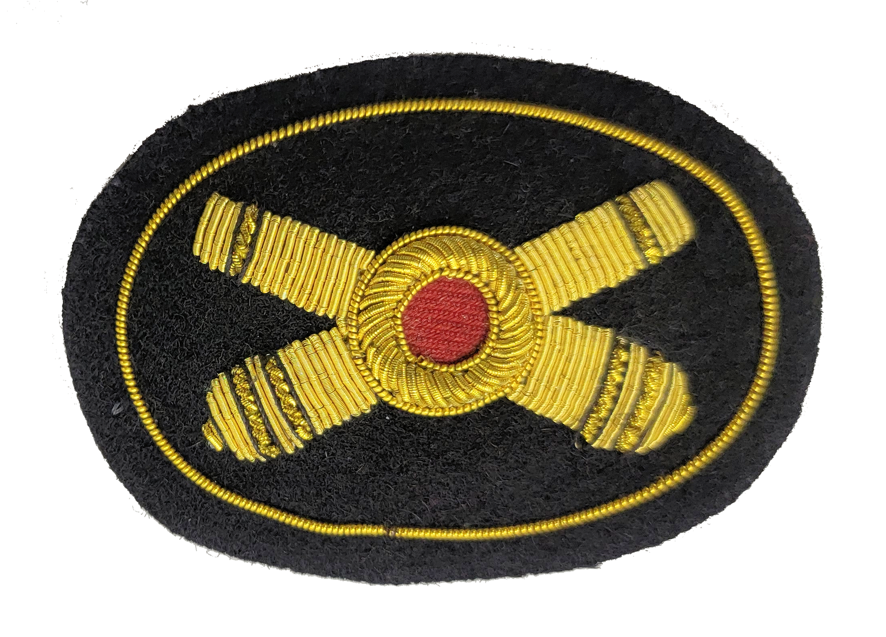 Civil War Embroidered Hat Insignia - Artillery