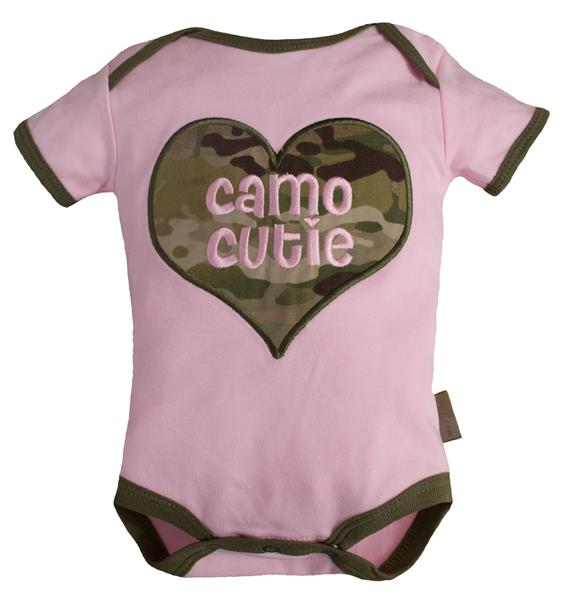 Trooper Pink Multicam Camo Cutie Bodysuit Onesie