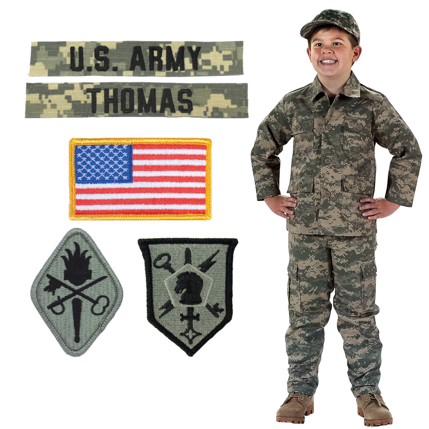 retorta imitar suficiente Kids Military Uniform Package - Kids Army Costume ACU Digital