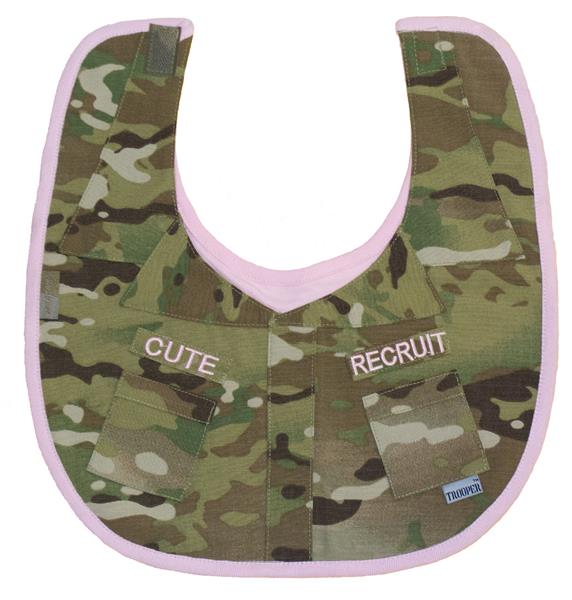 Trooper Cute Recruit Uniform Bib - MULTICAM