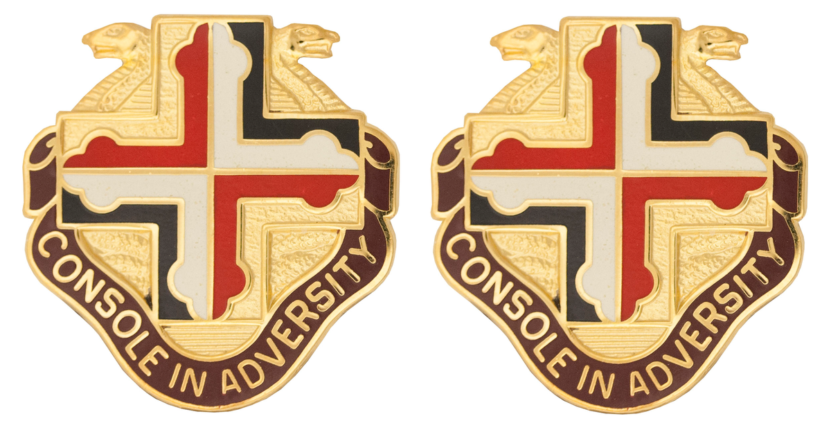 2290th Hospital Unit Crest - Pair - CONSOLE IN ADVERSITY