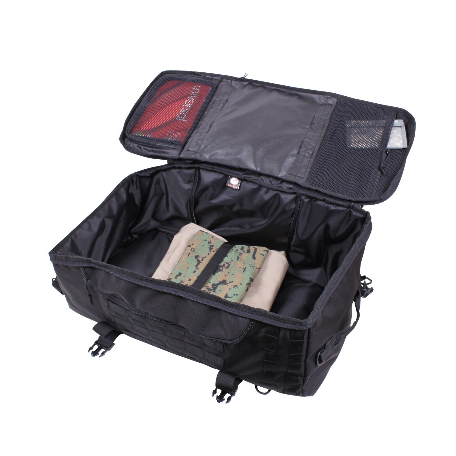 Rothco 3-In-1 Convertible Mission Bag Black