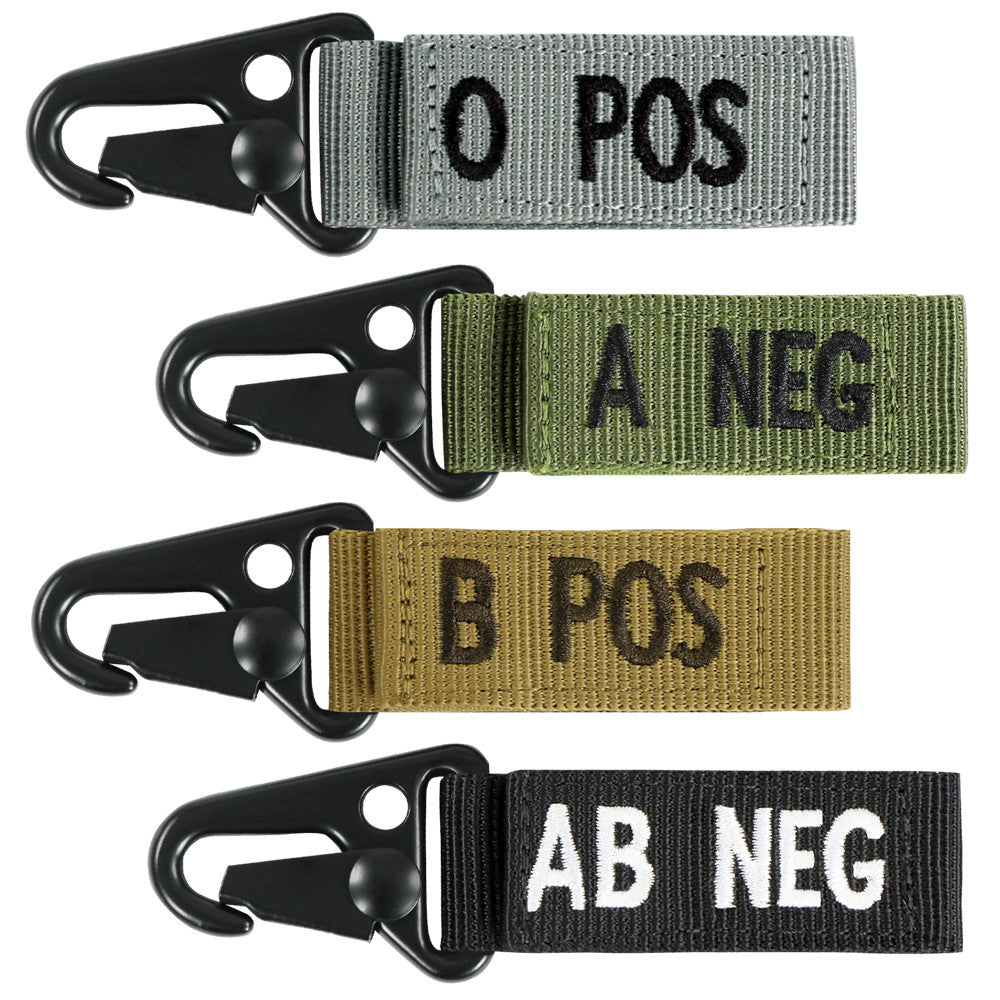 Condor Blood Type Key Chain - CLOSEOUT!