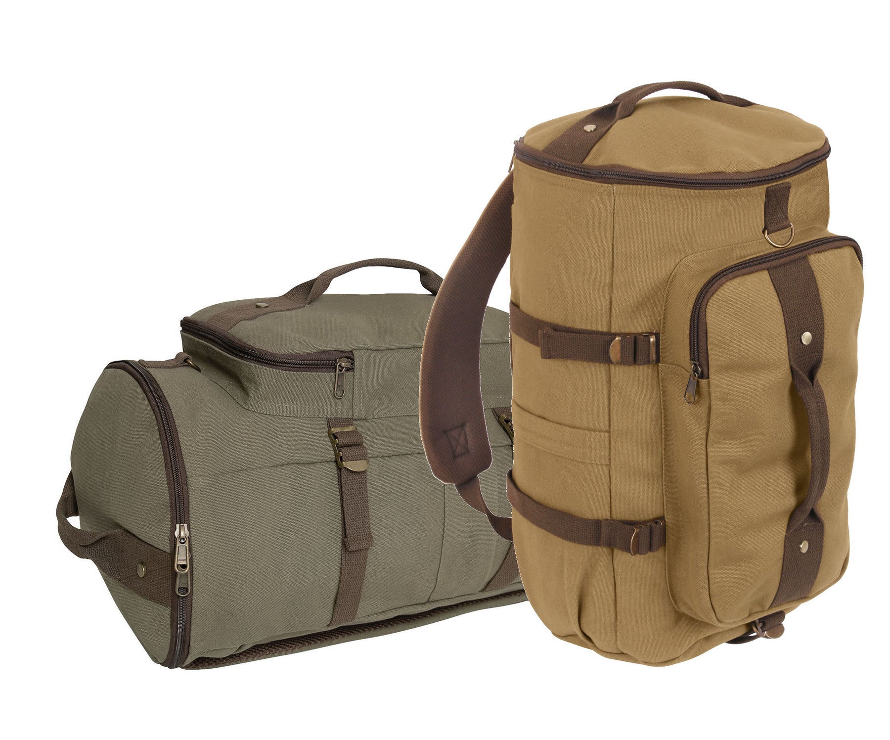 Rothco Convertible Canvas Duffle Backpack