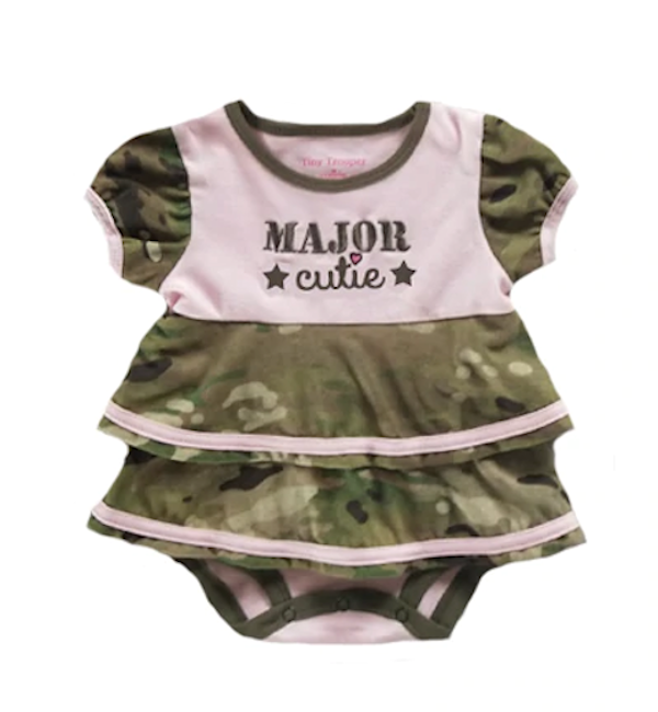 Multicam / OCP Major Cutie Baby Dress for Infants Multicam / OCP Major Cutie Baby Dress for Infants