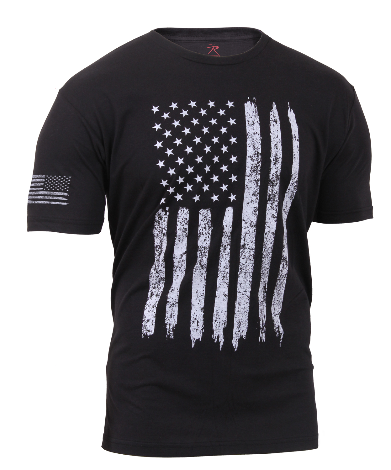 Rothco Distressed US Flag Athletic Fit T-Shirt