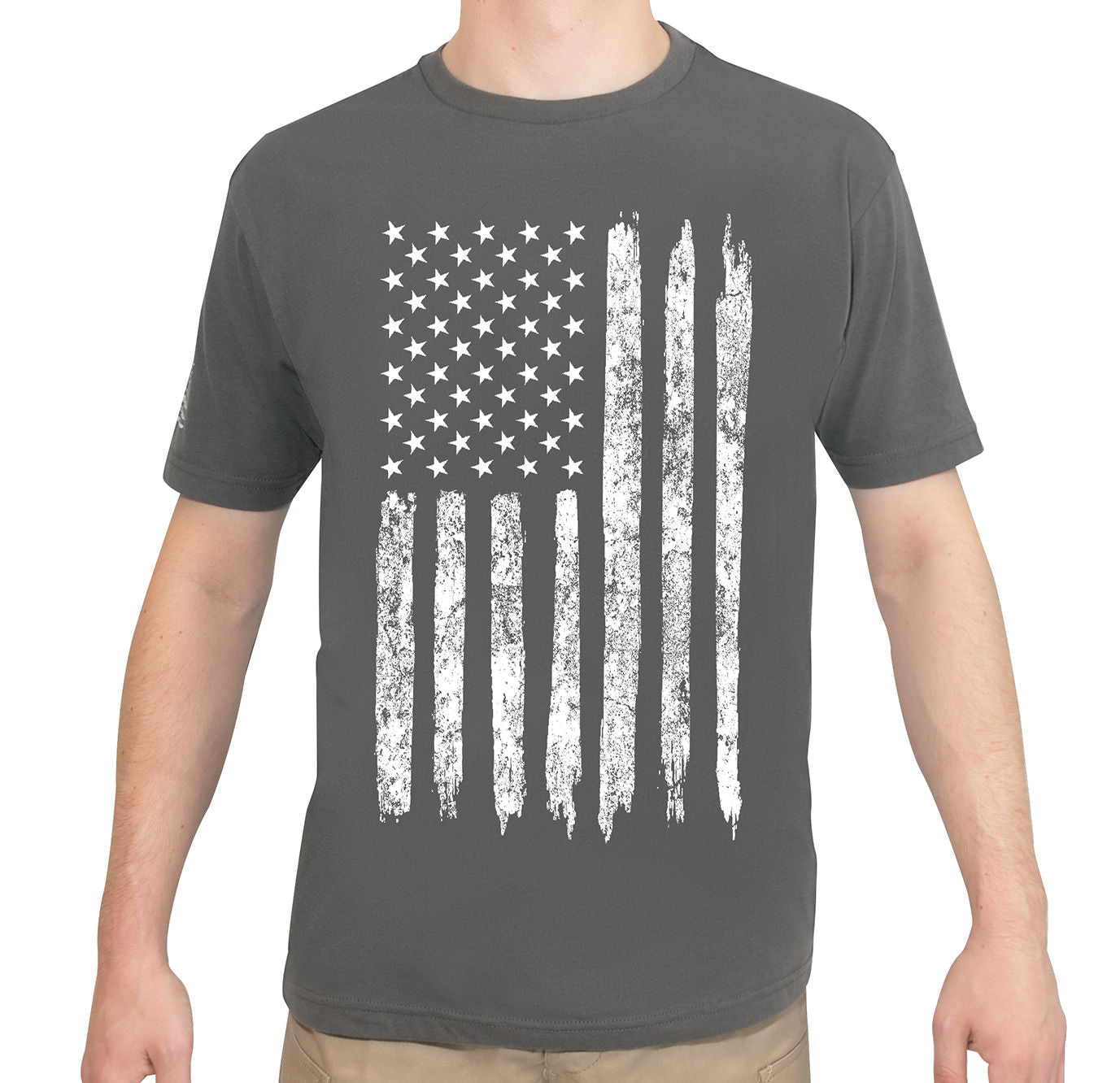 Rothco Distressed US Flag Athletic Fit T-Shirt