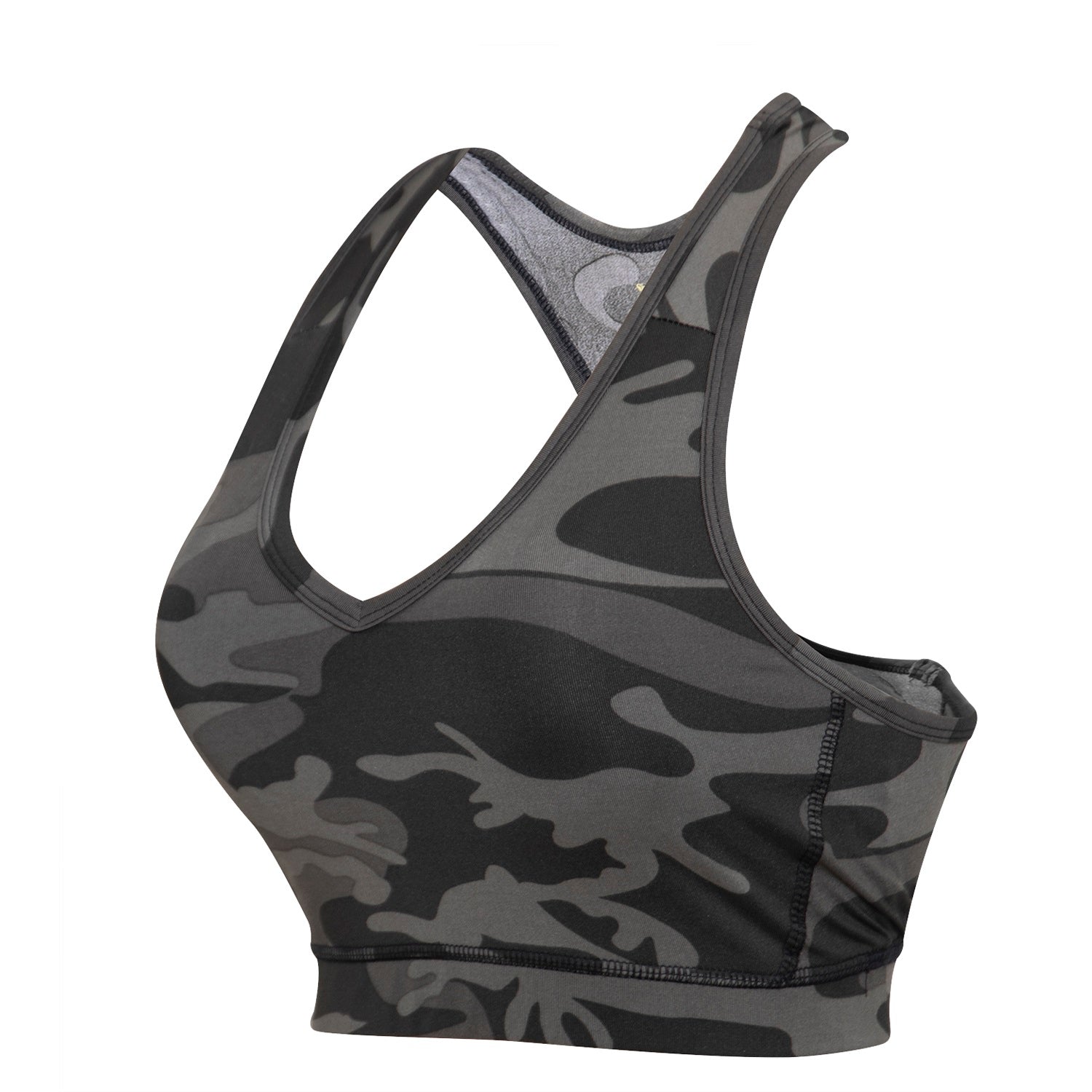 Rothco Camo Sports Bra Black Camo