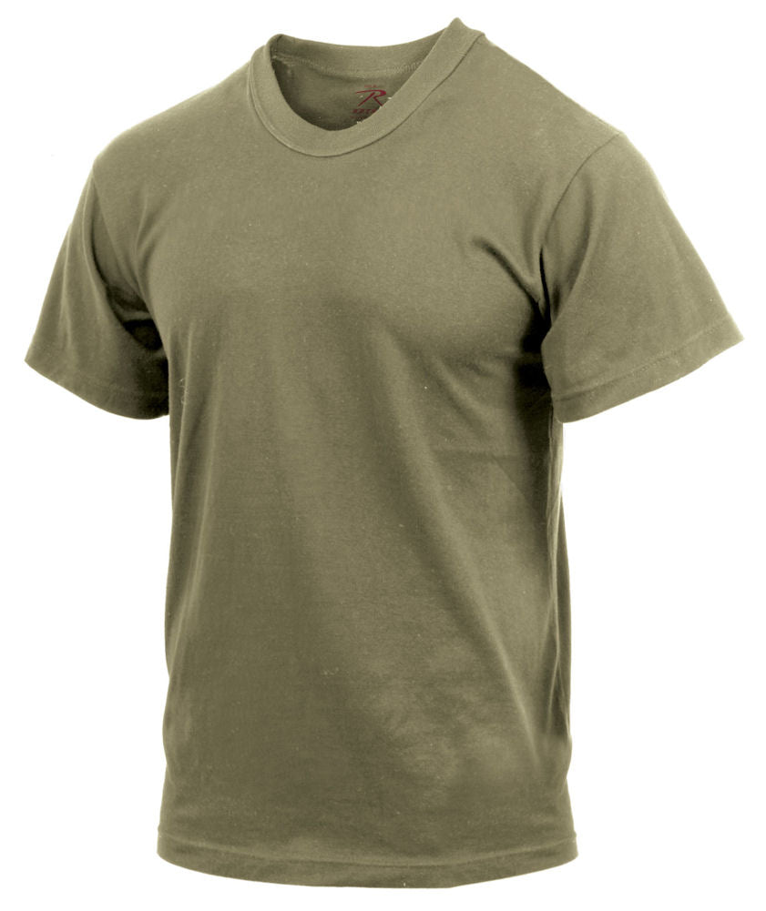 Rothco Solid Color 100% Cotton Military T-Shirt