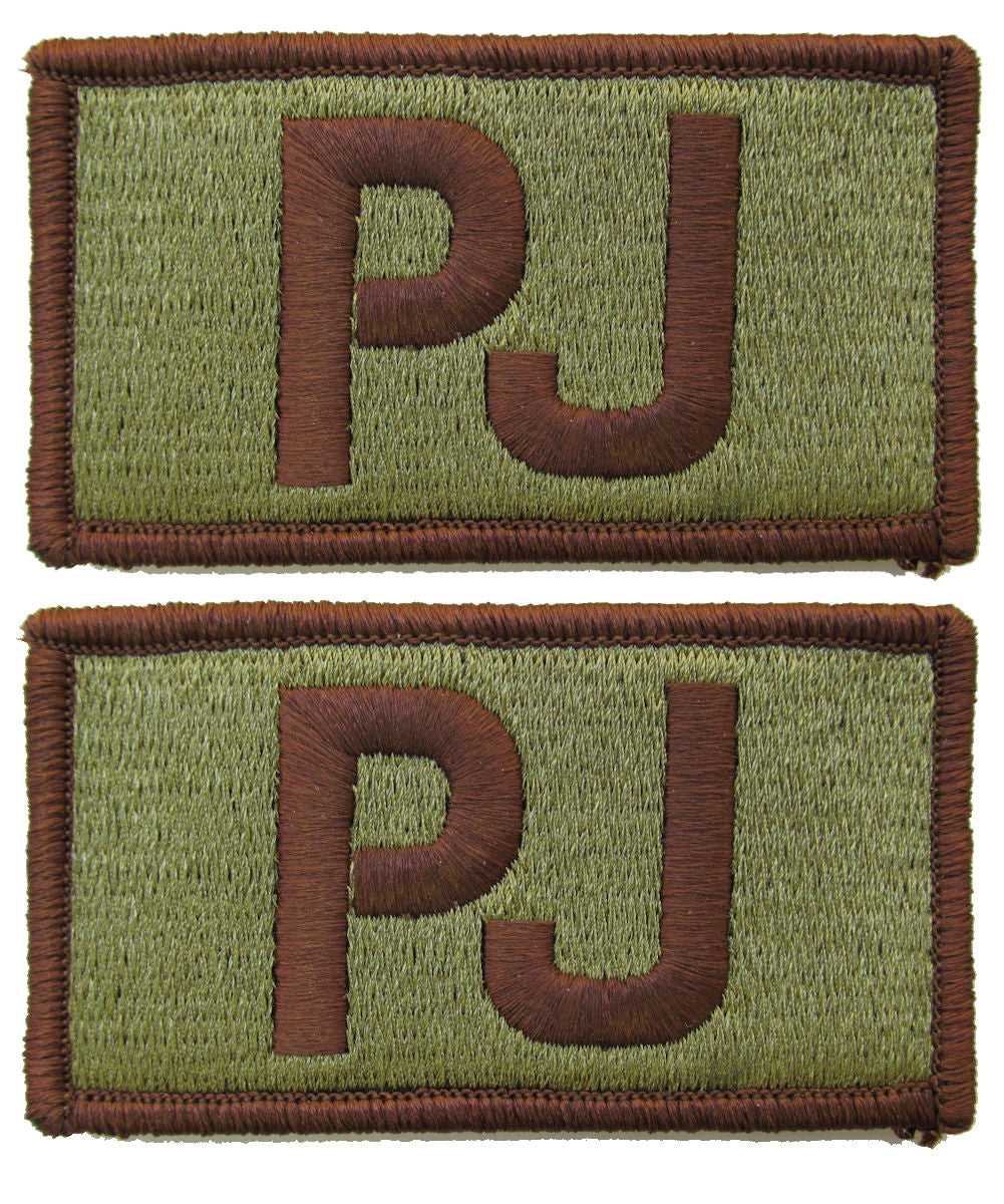 2 Pack of Air Force PJ OCP Patch Spice Brown - Pararescue