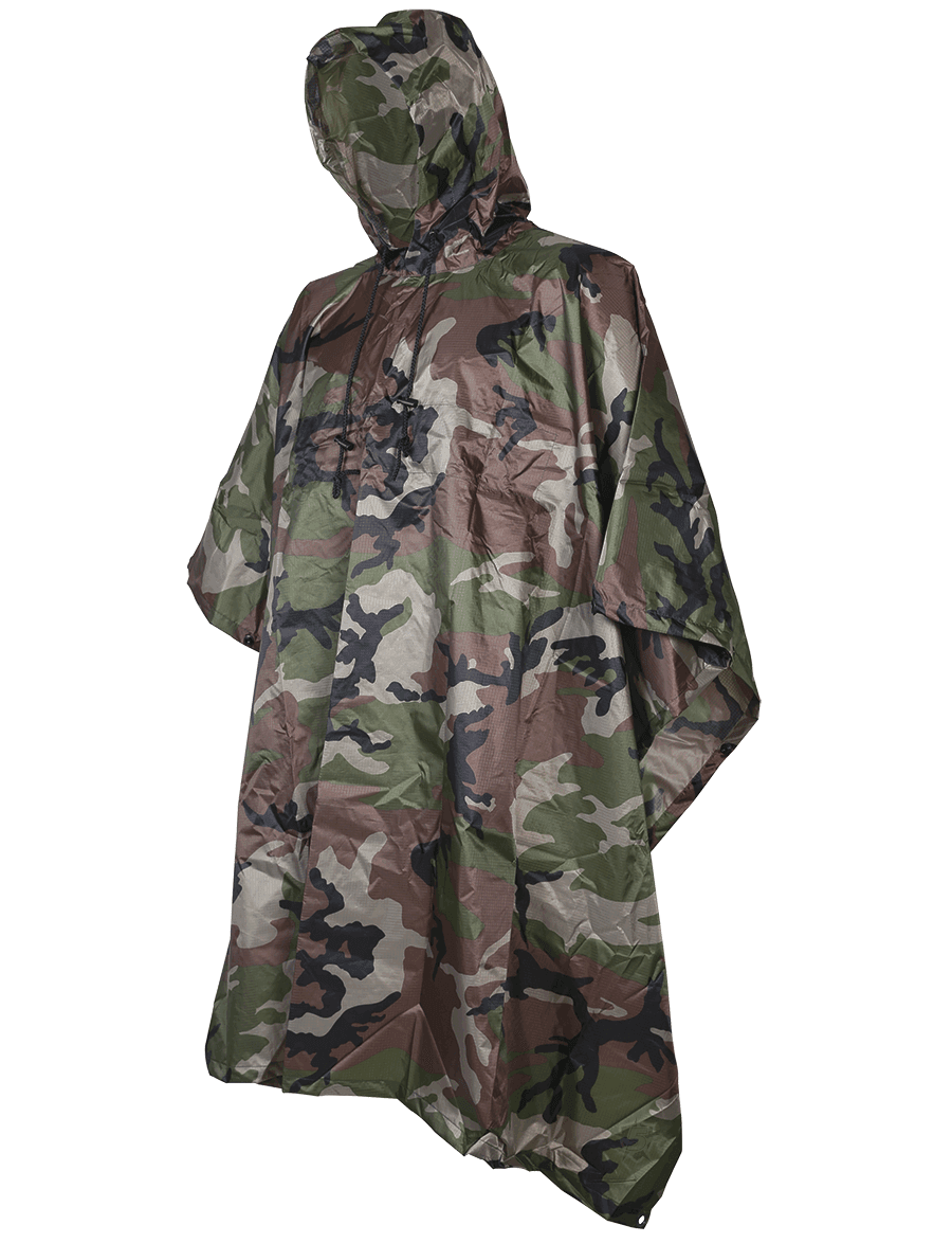 Tru-Spec GI Spec Military Poncho Woodland Camo