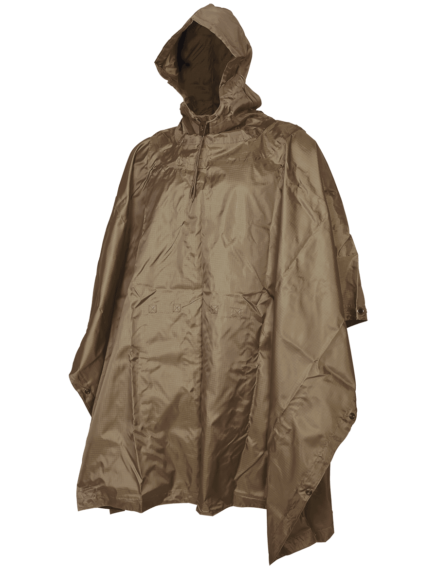 Tru-Spec GI Spec Military Poncho Coyote Brown