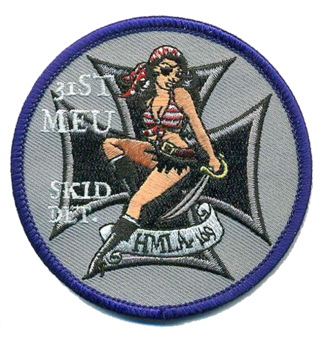 31st MEU HMLA-169 Skids DET USMC Patch