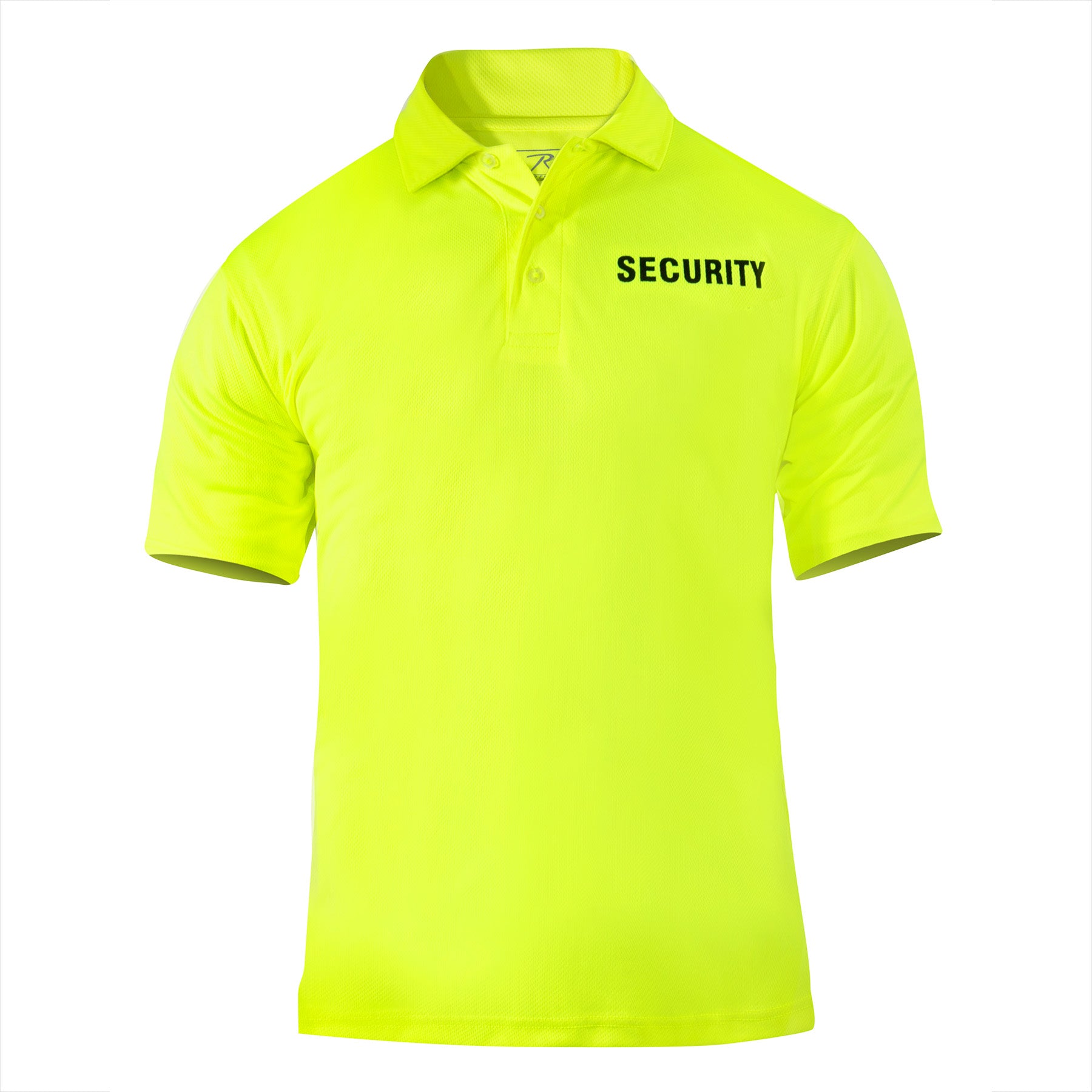 Rothco Moisture Wicking Security Polo safety green
