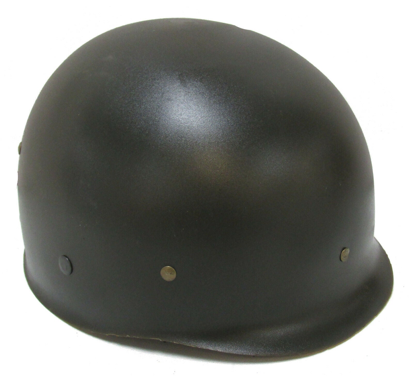Reproduction U.S. M1 Helmet with Woodland Camo Cover and Band