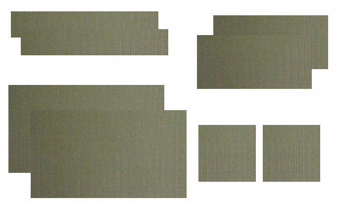 8 Piece Hook & Loop Replacement Package Military Tactical - O.D. GREEN