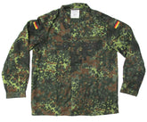 CLEARANCE - Flecktarn Camouflage German Army Shirt/Jacket - NEW Unissued - One Size Remaining!